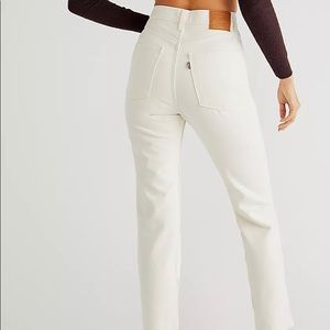 Levi’s 501 High Rose Straight Leg Jeans Sz 25